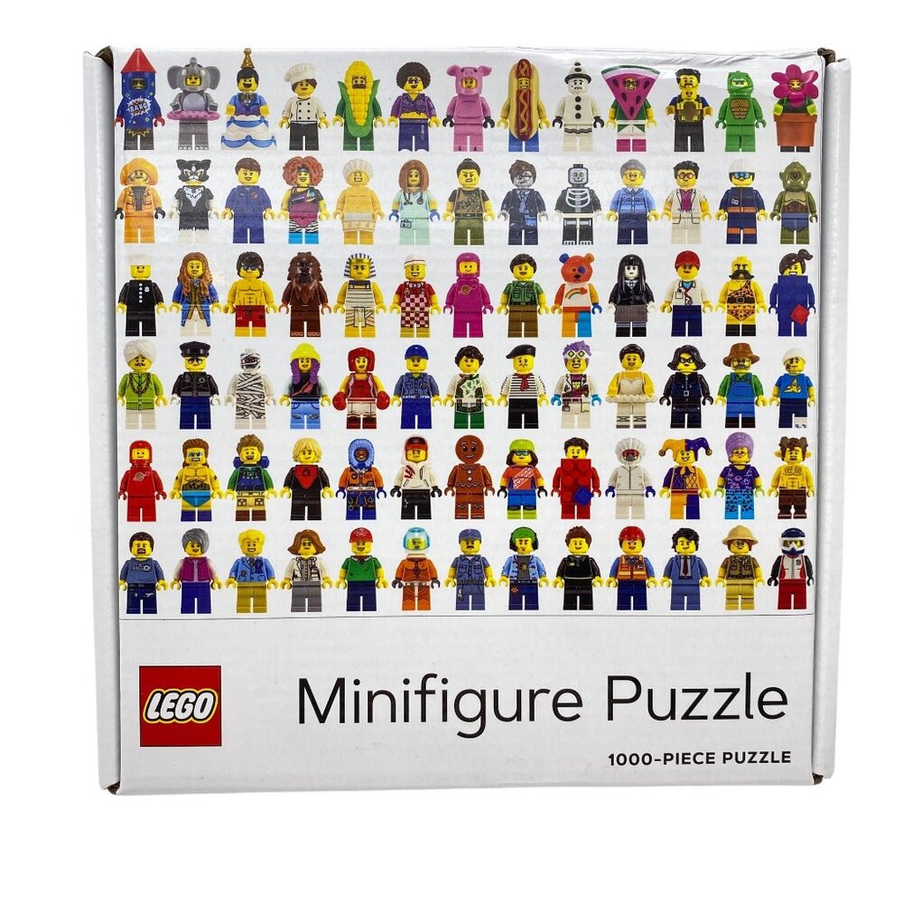 Lego Minifigure puzzle 1000 pieces‎ sealed 25"x20"